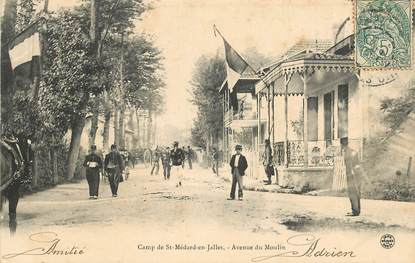 CPA FRANCE 33 "Camp de Saint Médard en Jalles, avenue du Moulin"