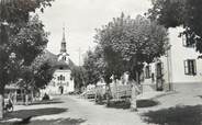 74 Haute Savoie CPSM FRANCE 74 "Les Houches, Place de l'église".