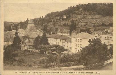 CPA FRANCE 24 " Cadquin, Vue générale et la Maison de Convalescence".