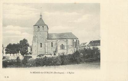 CPA FRANCE 24 " St Méard de Gurçon, L'église".