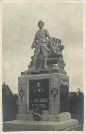 CPA FRANCE 62 " Oppy, Le monument aux morts'.