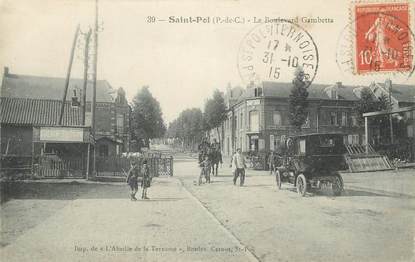 CPA FRANCE 62 " St Pol, Boulevard Gambetta".