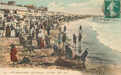 CPA FRANCE 33 "Soulac sur Mer,  la plage"