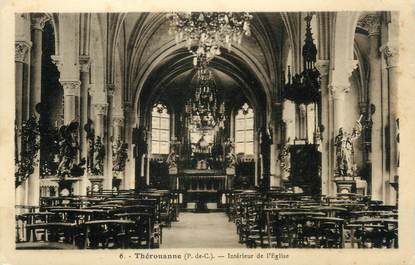 CPA FRANCE 62 " Thérouanne, Intérieur de l'église".