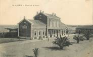 Algerie CPA ALGERIE "Arzew, place de la gare"