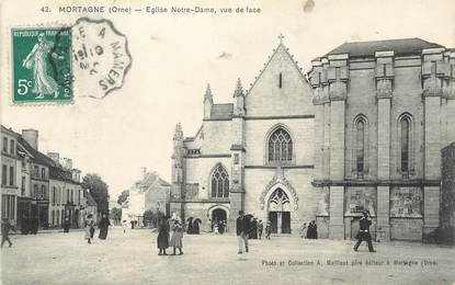 CPA FRANCE 61 " Mortagne, Eglise Notre Dame'.