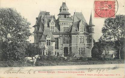 CPA FRANCE 61 " St Sulpice sur Risle, Le château".