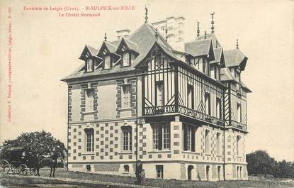 CPA FRANCE 61 " St Sulpice sur Risle, Le chalet Normand".