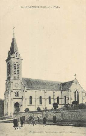 CPA FRANCE 61 " Ste Gauburge, L'église".