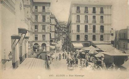 CPA ALGERIE "Alger, Rue Marengo"