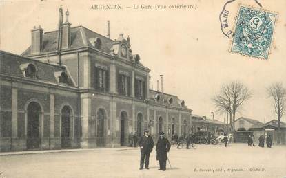 CPA FRANCE 61 "Argentan, La gare".