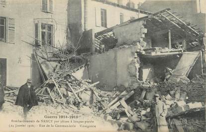 CPA FRANCE 54 "Nancy, Bombardement des 09 et 10 septembre 1914, La vinaigrerie rue de la Commanderie".