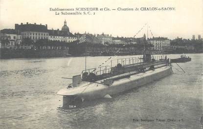 CPA FRANCE 71 " Chalon sur Saône, Etablissements Schneider et Cie'.