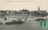 33 Gironde CPA FRANCE 33 "Langon, vue générale sur les bords de la Garonne"