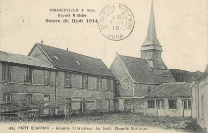 CPA FRANCE 27 " Orgeville, Hôpital Militaire".