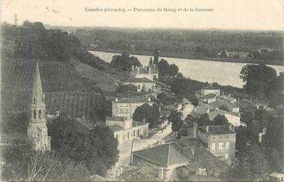 CPA FRANCE 33 "Cambes, panorama du bourg"