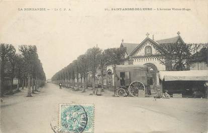 CPA FRANCE 27 " St André de l'Eure, Avenue Victor Hugo".