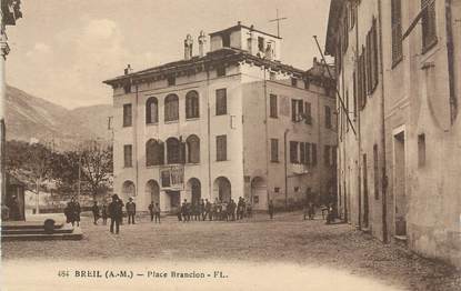 CPA FRANCE 06 ' Breil, Place Brancion".