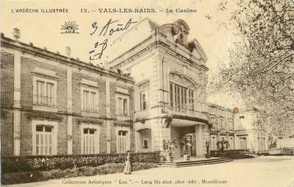 CPA FRANCE 07 "Vals les Bains, Le casino".