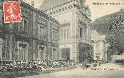 CPA FRANCE 07 "Vals les Bains, Le Casino".