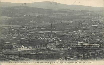 CPA FRANCE 42 " St Etienne, Vue panoramique des Usines Biétrix et Couffinal".