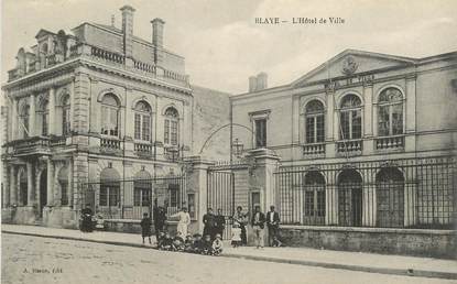 CPA FRANCE 33 "Blaye, Hotel de ville"