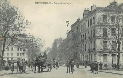 CPA FRANCE 42 " St Etienne, Cours Victor Hugo".