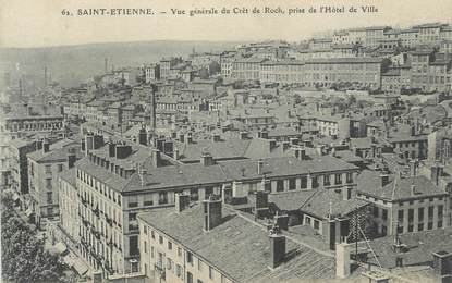 CPA FRANCE 42 " St Etienne, Vue générale du Crêt de Roch".