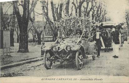 CPA FRANCE 13 "Aubagne, Le carnaval, Automobile fleurie".