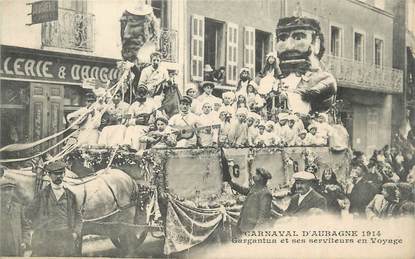 CPA FRANCE 13 "Aubagne, Le carnaval, Gargantua et ses serviteurs en voyage".