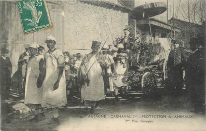 CPA FRANCE 13 "Aubagne, Le carnaval, Protection des animaux ".