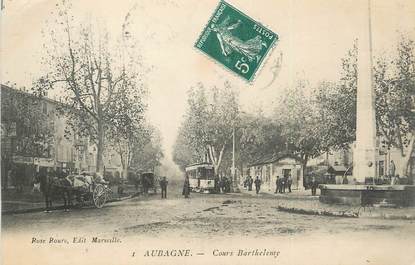 CPA FRANCE 13 "Aubagne, Cours Barthélémy".