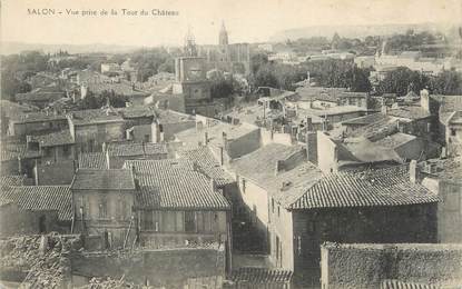 CPA FRANCE 13 "Salon, Vue prise de la tour du château".