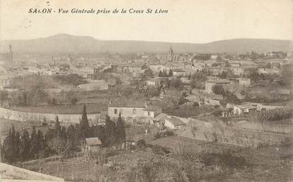 CPA FRANCE 13 "Salon, Vue générale prise de la Croix St Léon".