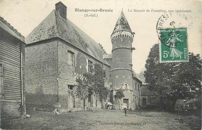CPA FRANCE 76 "Blangy sur Bresle, Le Manoir de Fontaine".