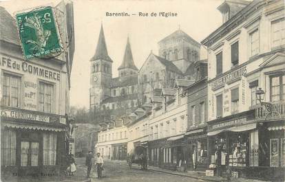 CPA FRANCE 76 "Barentin, Rue de l'église".