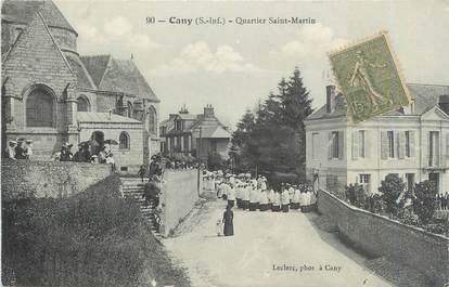 CPA FRANCE 76 "Cany, Quartier St Martin".