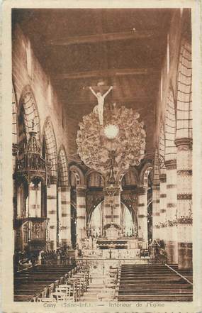 CPA FRANCE 76 "Cany, Intérieur de l'église".