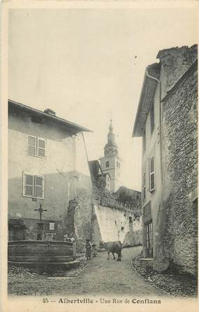 CPA FRANCE 73 "Albertville, rue de Conflans"