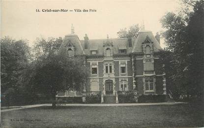 CPA FRANCE 76 " Criel plage, Villa des Prés".