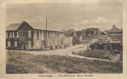 CPA FRANCE 76 " Criel Plage, Villa Beauséjour".