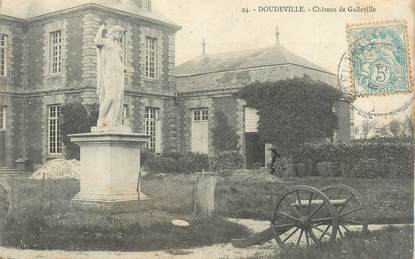 CPA FRANCE 76 " Doudeville, Château de Galleville".