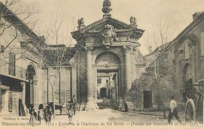 CPA FRANCE 30 "Villeneuve les Avignon, Entrée de la Chartreuse du Val Bénite"