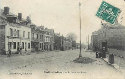 CPA FRANCE 76 " Déville les Rouen, La sente aux loups".