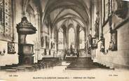 76 Seine Maritime CPA FRANCE 76 " Blainville - Crevon, Intérieur de l'église".