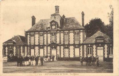 CPA FRANCE 76 " Amfreville la Mi-Voie, La Mairie".