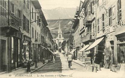 CPA FRANCE 73 "Albertville, rue Gambetta"