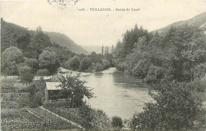 CPA FRANCE 25 " Vuillafans, Entrée du canal".