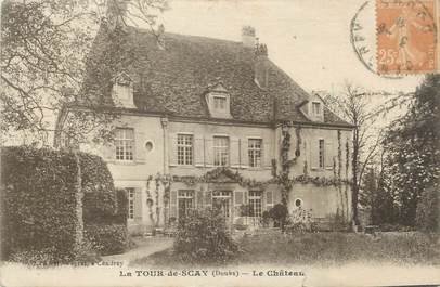 CPA FRANCE 25 "La Tour de Scay, Le château".