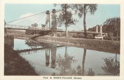 CPA FRANCE 25 " Roset Fluans, Le pont".